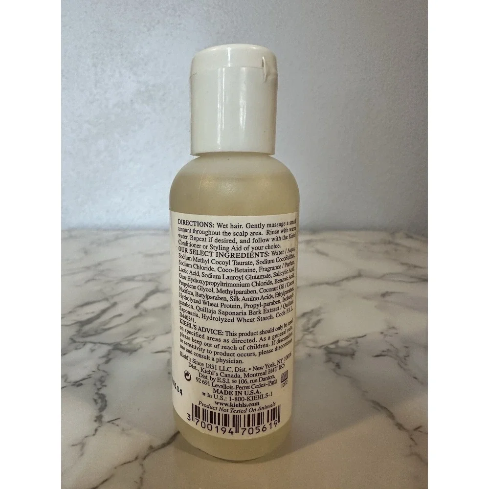Set Of 3 KIEHL'S Products. Shampoo, Conditioner And Facial Moisturizer *preowned